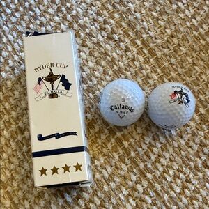 Ryder Cup Callaway Strata Golf balls New Valhalla The country club